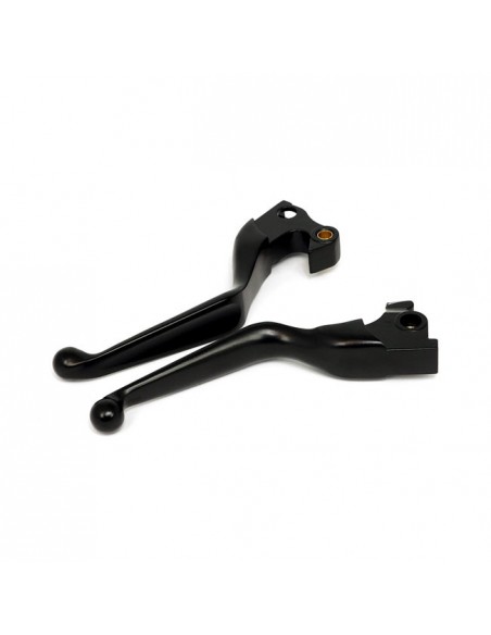 Ergonomic black levers for Sportster