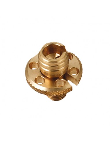 Register screw De luxe K-Tech polished brass