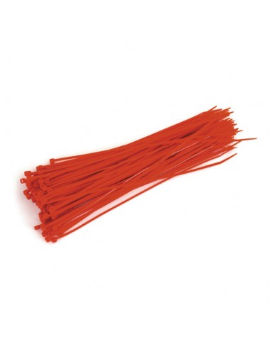 Red cable ties 290mm long