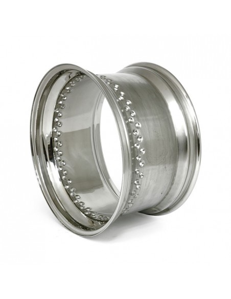 Rim 18x10.00 - 80 holes - polished stainless steel