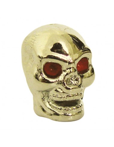 Golden Skull valve caps