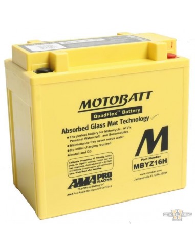 Batteria MOTOBATT - gialla SPORTSTER