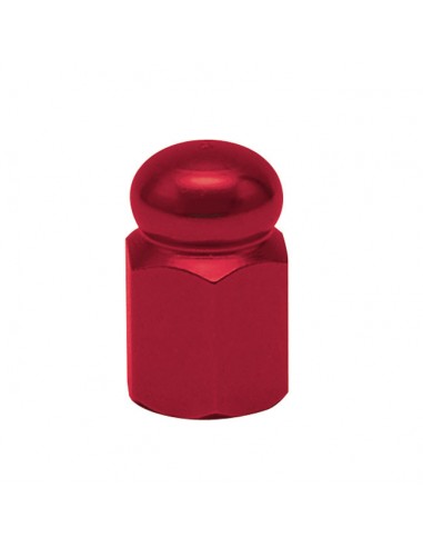 Red Hex Domed Valve Plugs