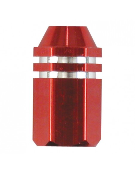 Red Hex Straight valve caps