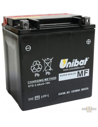 CIX30L-BS TOURING UNIBAT battery