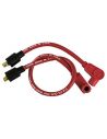 8mm red spark plug cables for Sportster 07-20