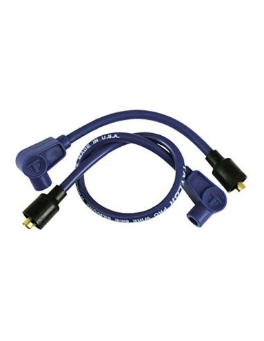 8mm blue spark plug cables for Softail Twin Cam 00-17 (excluding Rocker)
