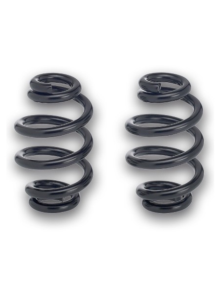 Black 3" cylindrical saddle springs