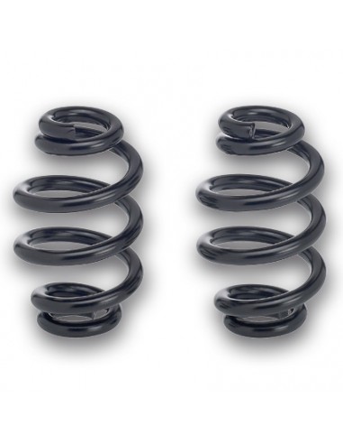 Black 3" cylindrical saddle springs
