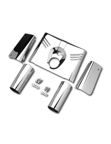 Chrome panel for FL Softail models - 5 pieces