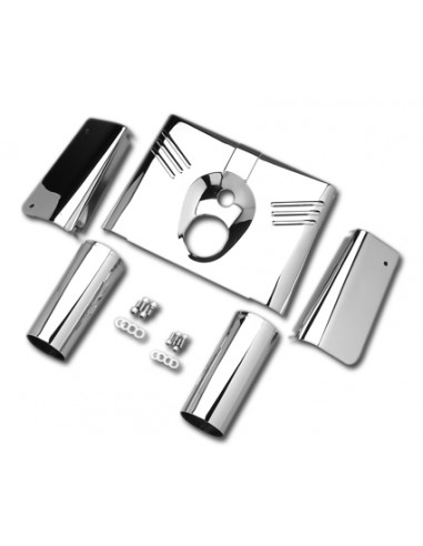 Chrome panel for FL Softail models - 5 pieces