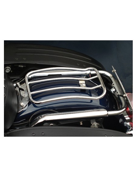 Chromed luggage rack solo 7" for Road King