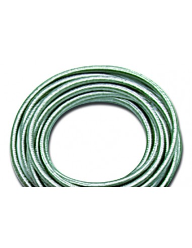 Oil/petrol hose in braid 3/8" 7.5" long