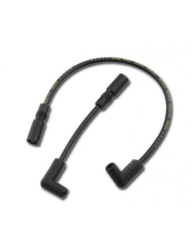 8mm black spark plug cables for Softail 00-17