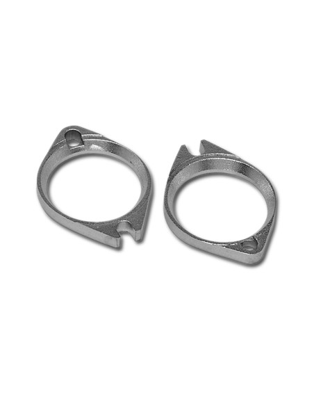 Chrome intake manifold flanges - sold in pairs