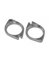 Chrome intake manifold flanges - sold in pairs