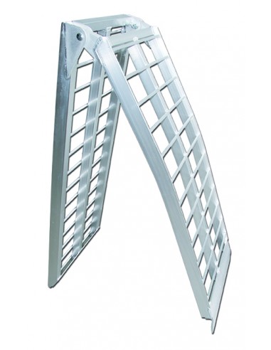Folding aluminium ramp