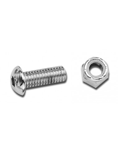 Screws and nuts disc ant. / post. 3/8-16" x 1" rounded head (pack of 5)