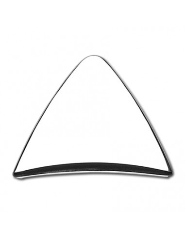 Plate mounting hole covers - Chrome Pyramid